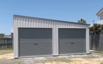 Skillion Double Garage